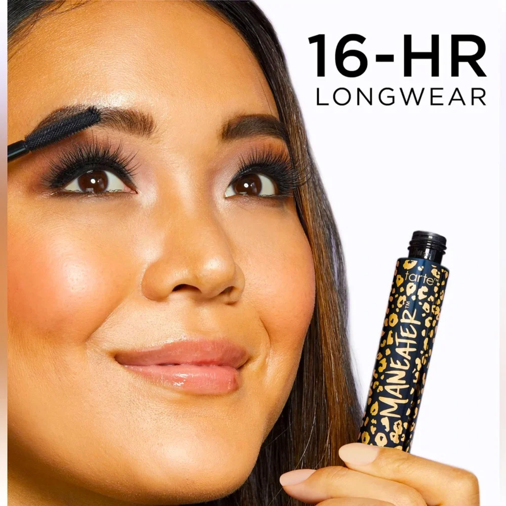 TARTE. MANEATER Mascara. Black. Vegan. Massive Volume. Infinite Length.9ml/0.3oz